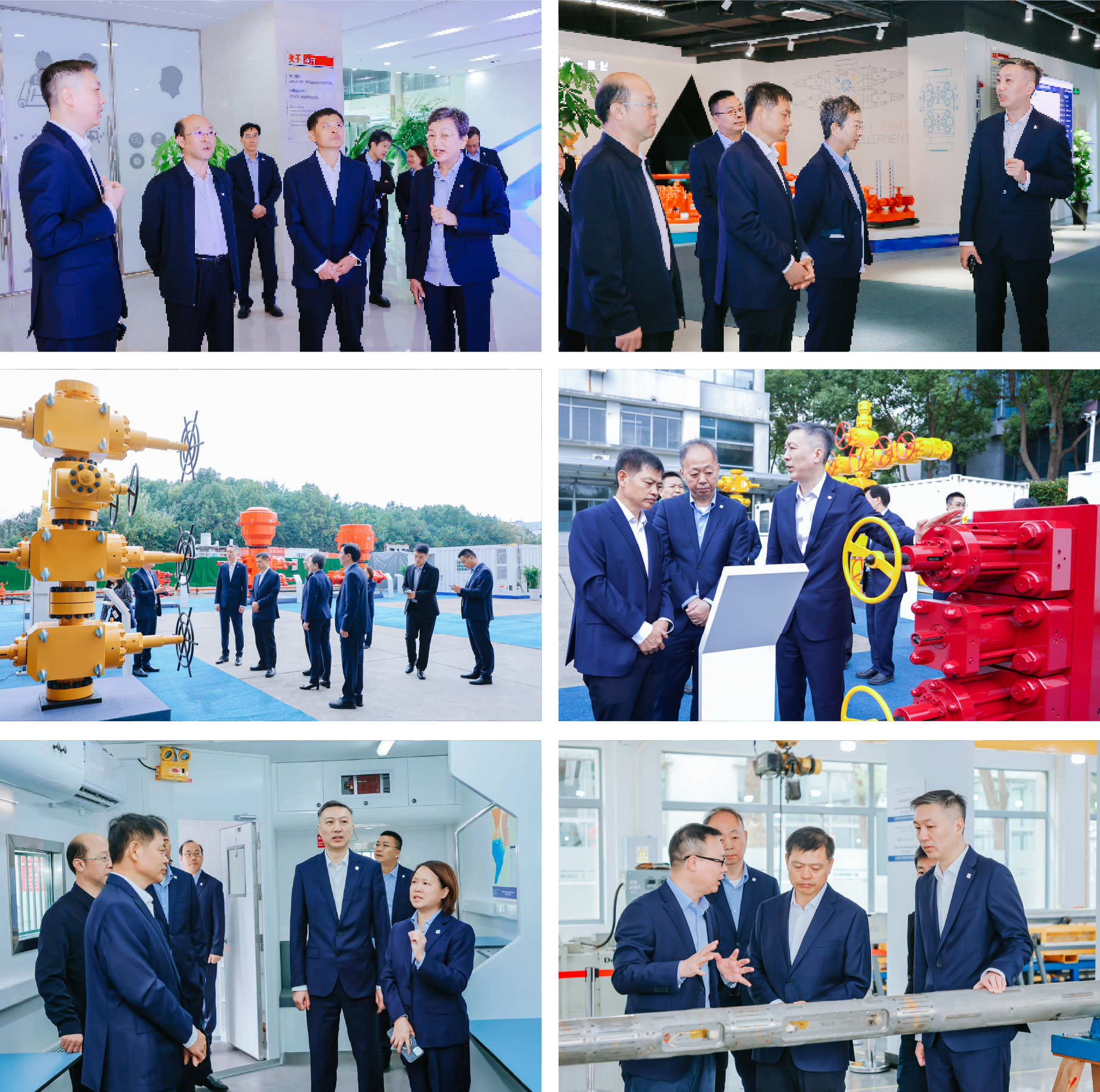 中國石化領(lǐng)導劉會友、張建闊一行蒞臨神開參觀考察(圖3)